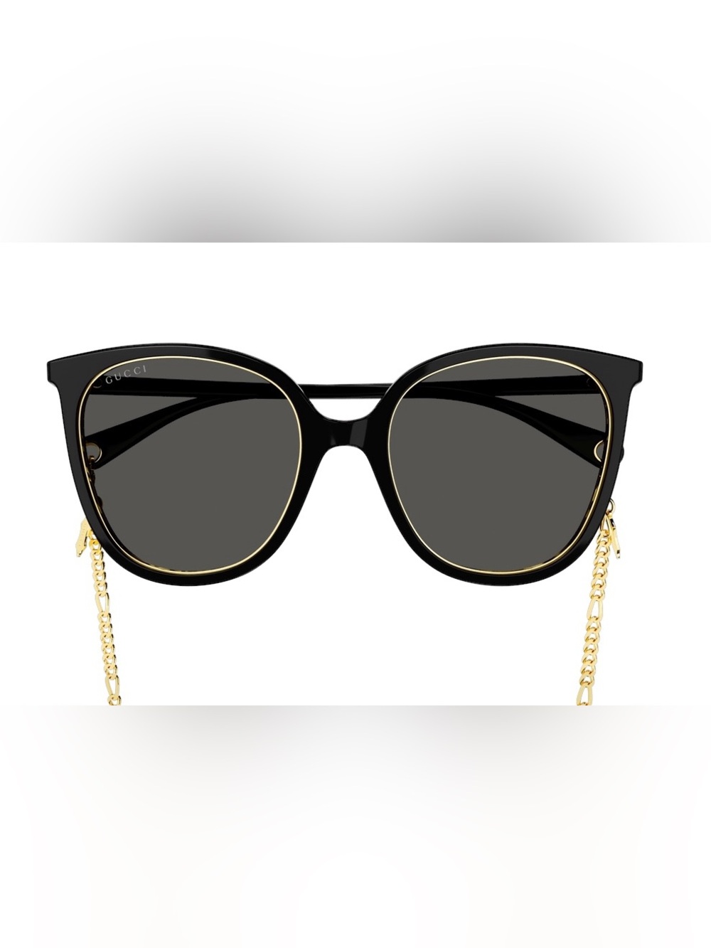 Gucci Women Black Sunglasses with Chains NEW